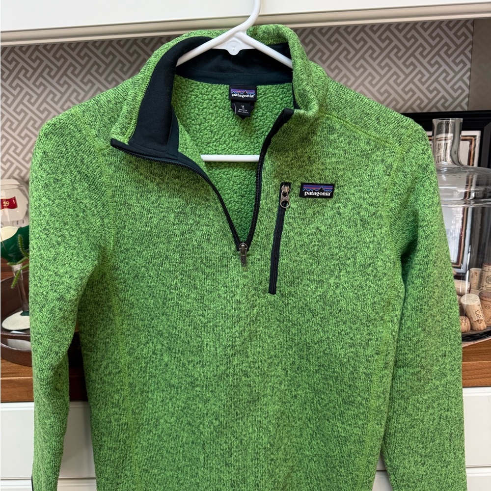Patagonia Lime Green Fleece Jacket